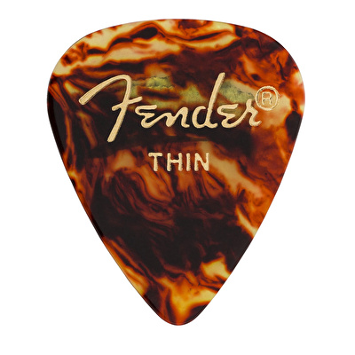 Fender Classic Celluloid White 351 Shape Thin 144 Count Pena